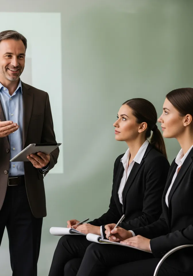 Coach guiando una sesión individual profesional